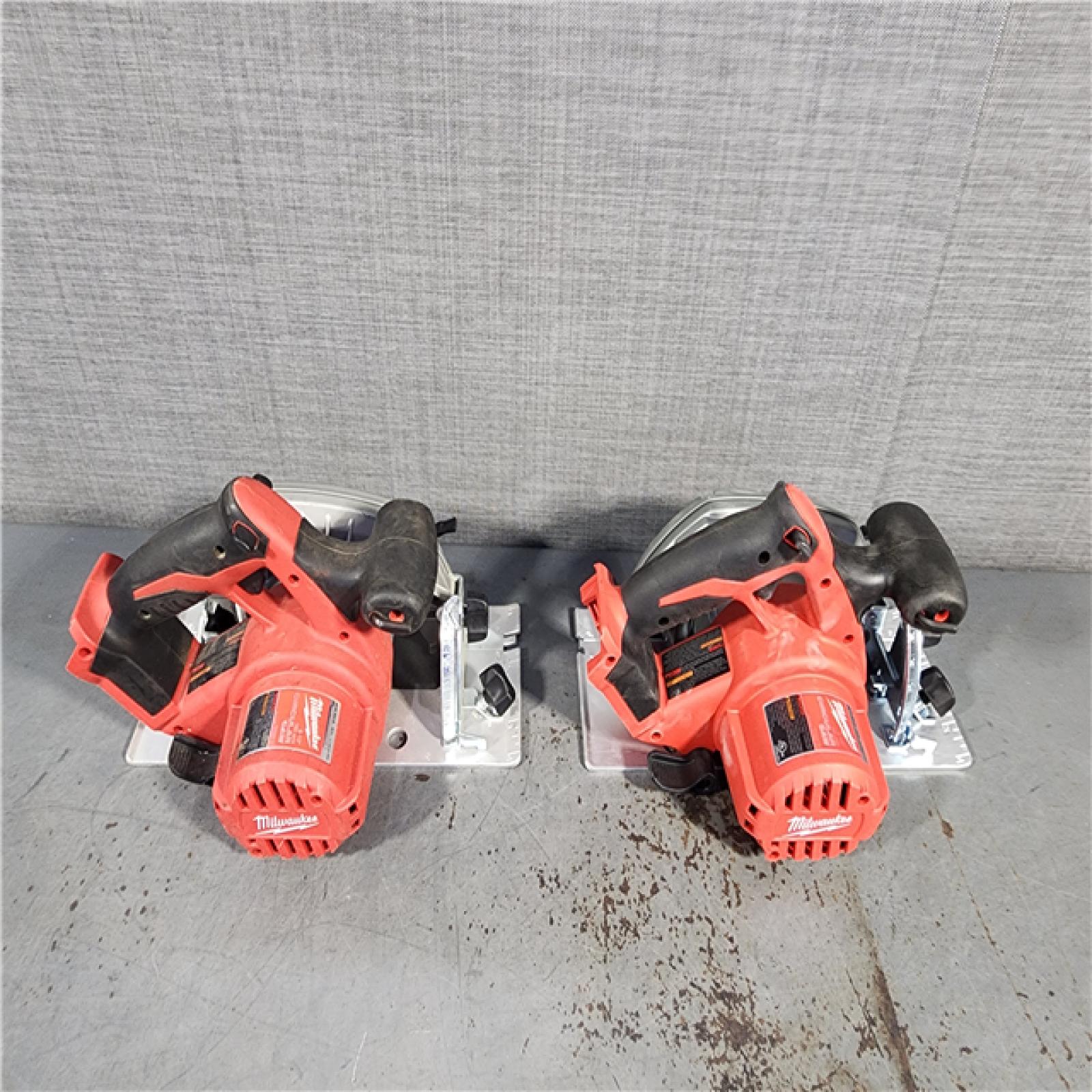 HOUSTON LOCATION - AS-IS (2) Milwaukee 2630-20 M18 Cordless 6-1/2 Circular Saw Bare Tool Only - All