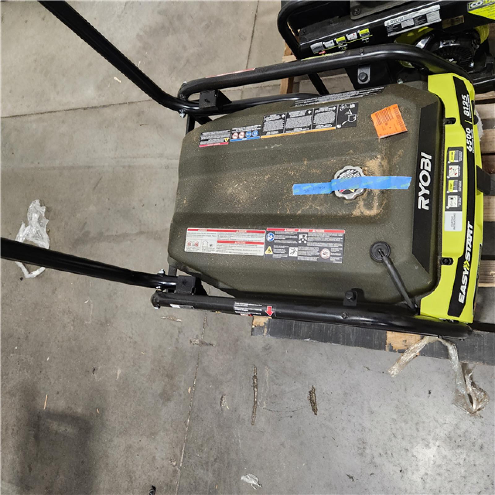 Dallas Location - As-Is RYOBI 6,500-Watt Gasoline Powered Portable Generator