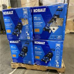 DALLAS LOCATION - Kobalt Gen4 40-volt 20-in Cordless Self-propelled Lawn Mower 6 Ah (1-Battery and Charger Included) PALLET -(4 UNITS)