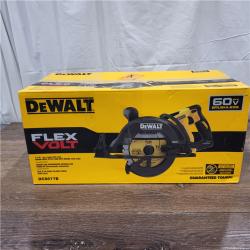 AS-IS FLEXVOLT 60V MAX Cordless Brushless 7-1/4 in. Wormdrive Style Circular Saw (Tool Only)