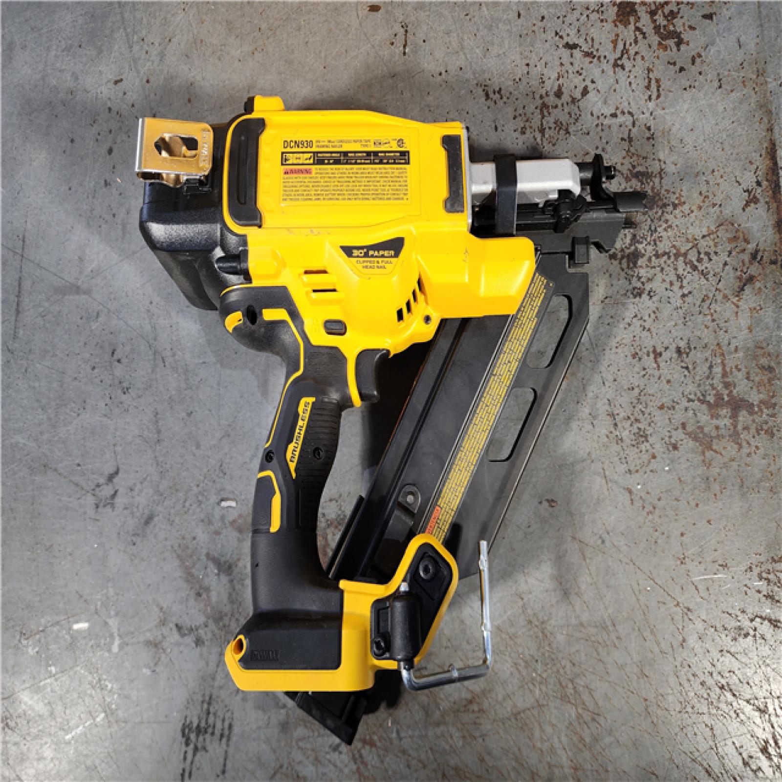 HOUSTON LOCATION - AS-IS DEWALT 20-Volt 30Â° Cordless Framing Nailer (Tool-Only)