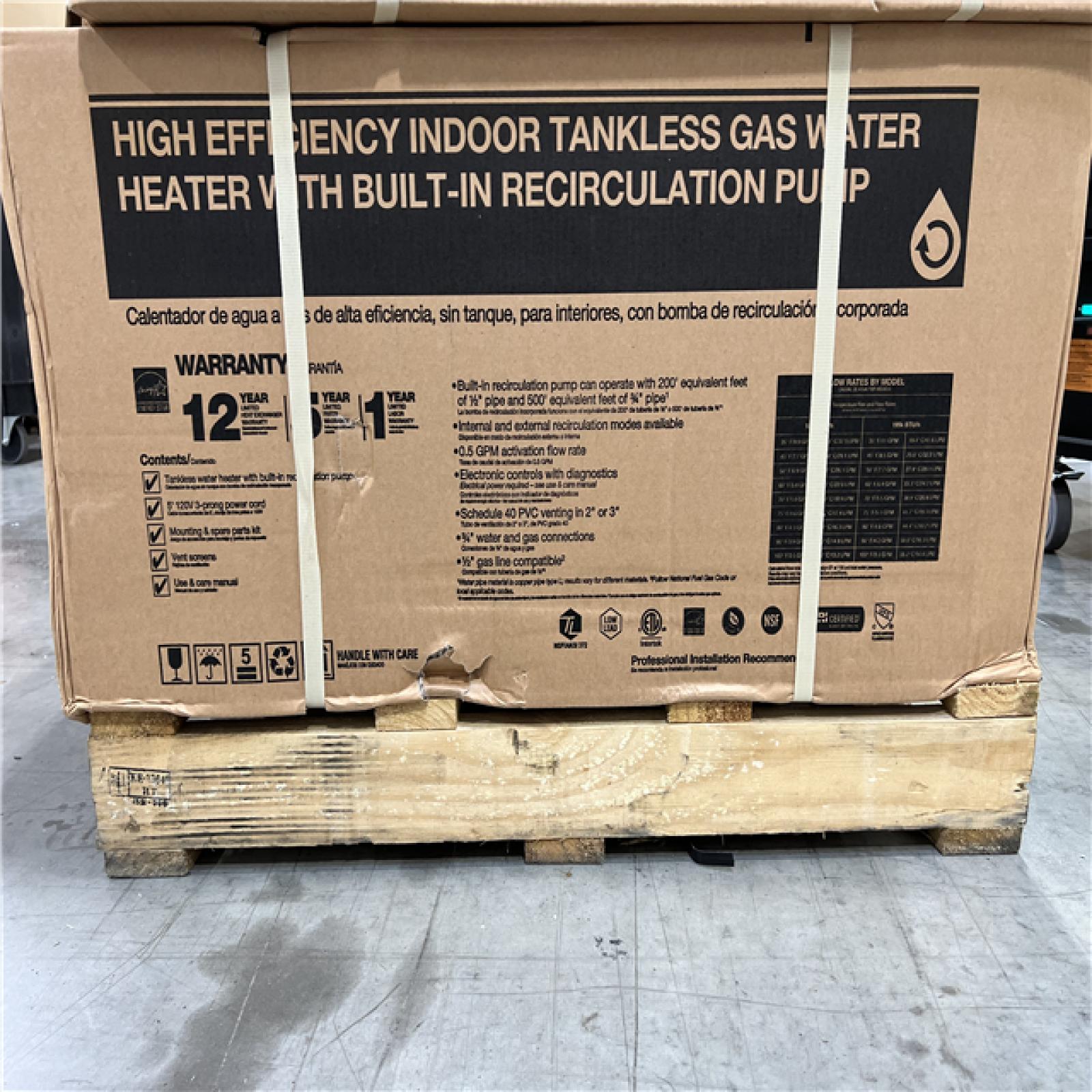 Dallas Location Rheem Prestige Gpm Natural Gas High Eff Indoor Tankless Water Heater With