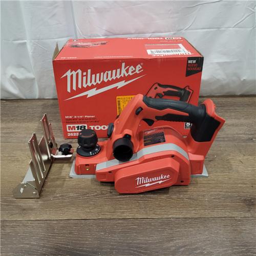 AS-IS Milwaukee M18 18-Volt Lithium-Ion Cordless 3-1/4 in. Planer (Tool-Only)