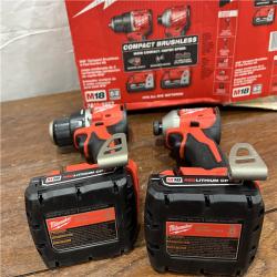 AS-IS Milwaukee M18 Compact Brushless 2-Tool Combo Kit