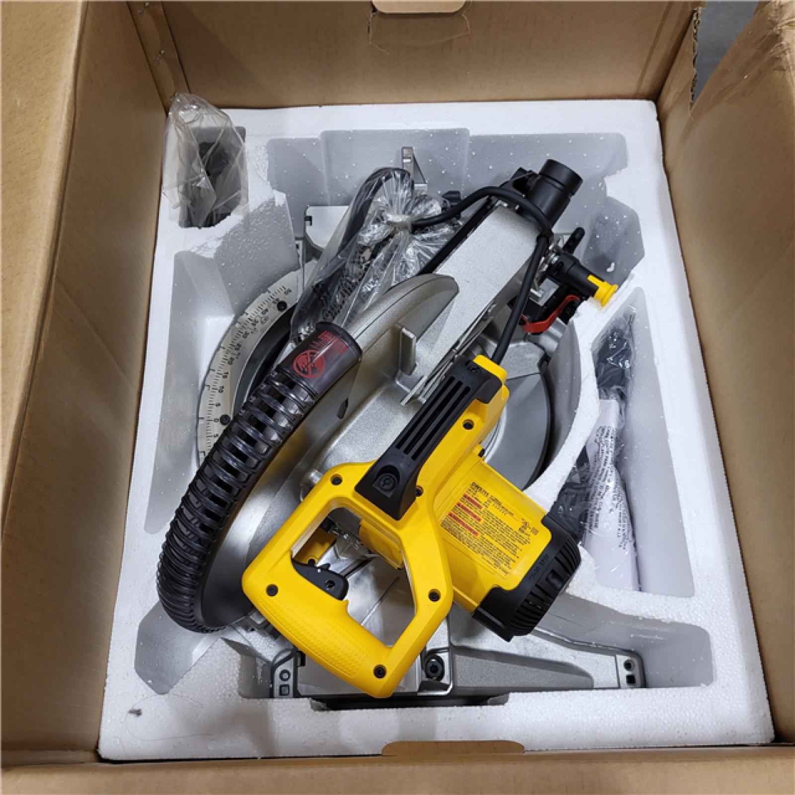 AS-IS  DEWALT 12-in 15-Amp Single Bevel Compound Miter Saw