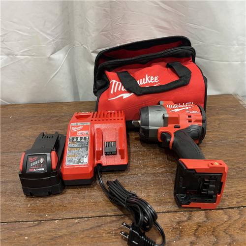 AS-ISMilwaukee M18 1/2 in. Cordless Brushless High Torque Impact Wrench Kit (Battery & Charger)