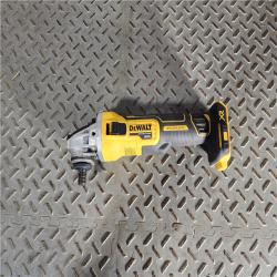 HOUSTON LOCATION - AS-IS DeWalt DCG405B 20V Max XR 4.5-Inch Slide Switch Small Angle Grinder (Tool Only)