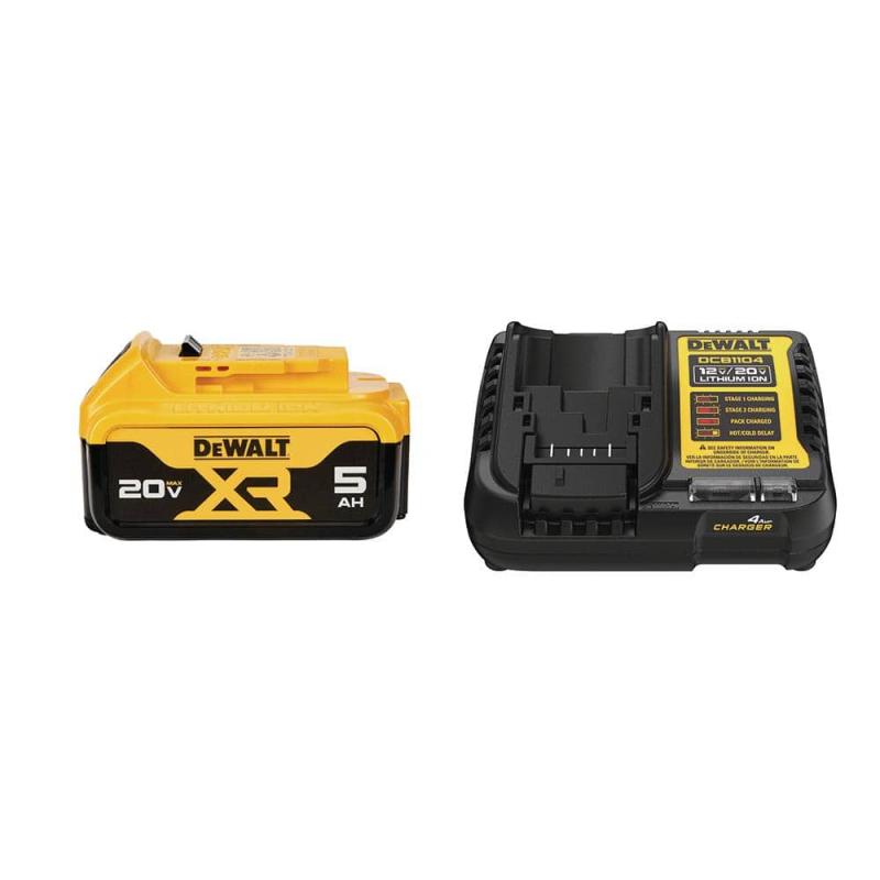 Dewalt 20 volt max xr 5.0 ah discount battery