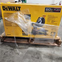 Dallas Location - LIKE NEW- DEWALT DCS781B 60V MAX Brushless Lithium-Ion Cordless 12 in. Double Bevel Sliding Miter Saw (Tool Only)