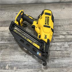 AS-IS DEWALT 20V MAX XR Lithium-Ion Electric Cordless 16-Gauge Angled Finishing Nailer (Tool Only)