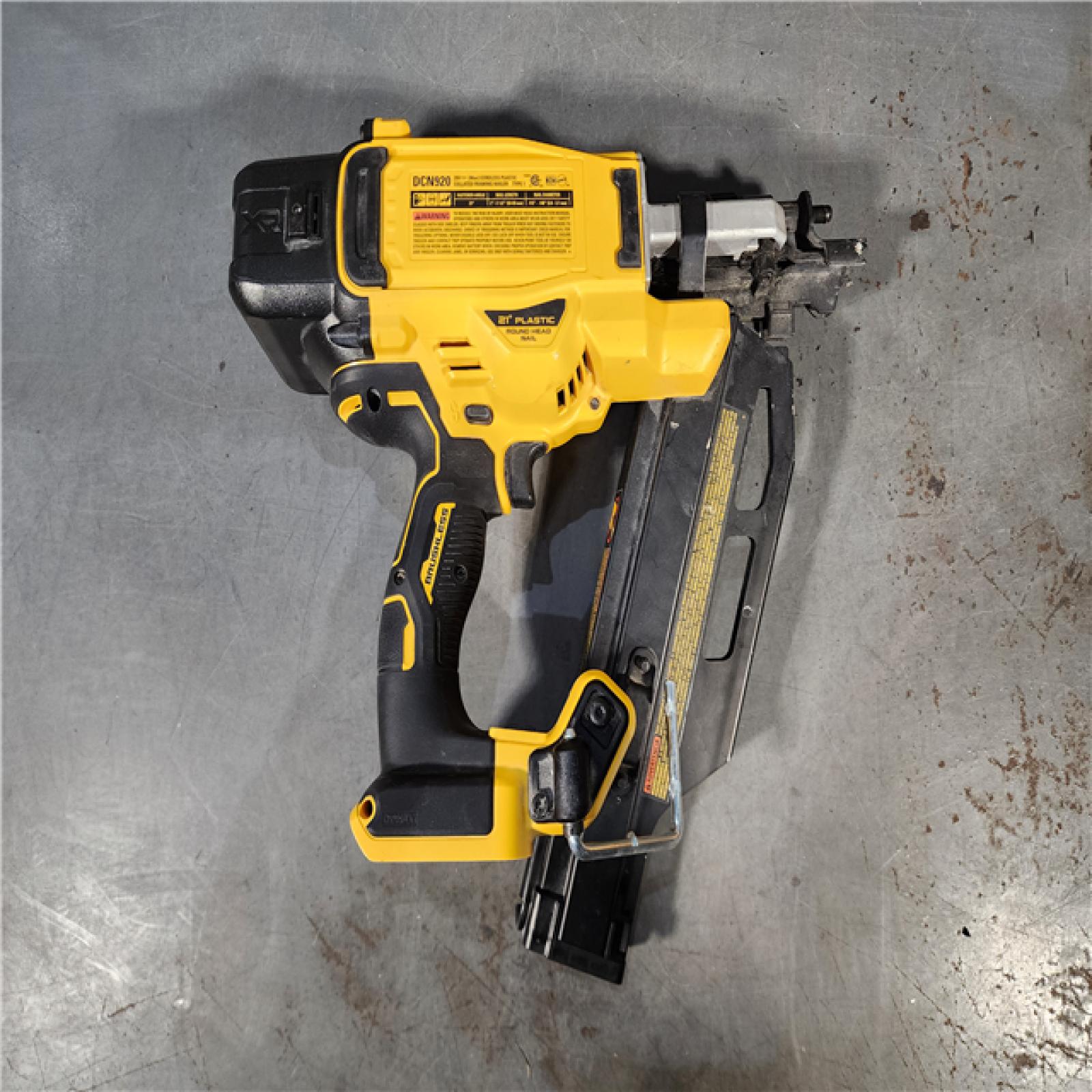 HOUSTON LOCATION - AS-IS DEWALT 20-Volt 21Â° Cordless Framing Nailer (Tool-Only)