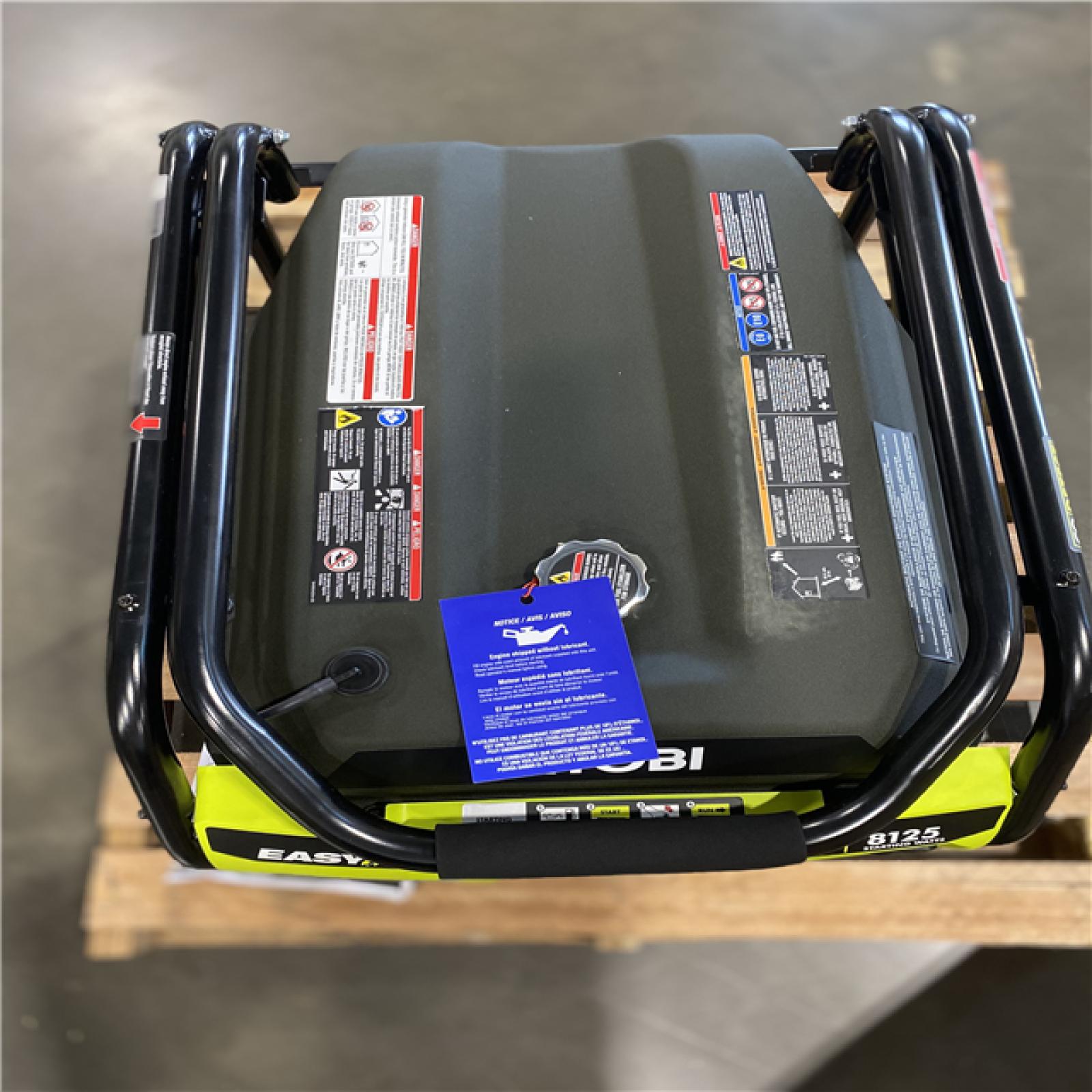 DALLAS LOCATION - RYOBI 6500 PORTABLE GENERATOR