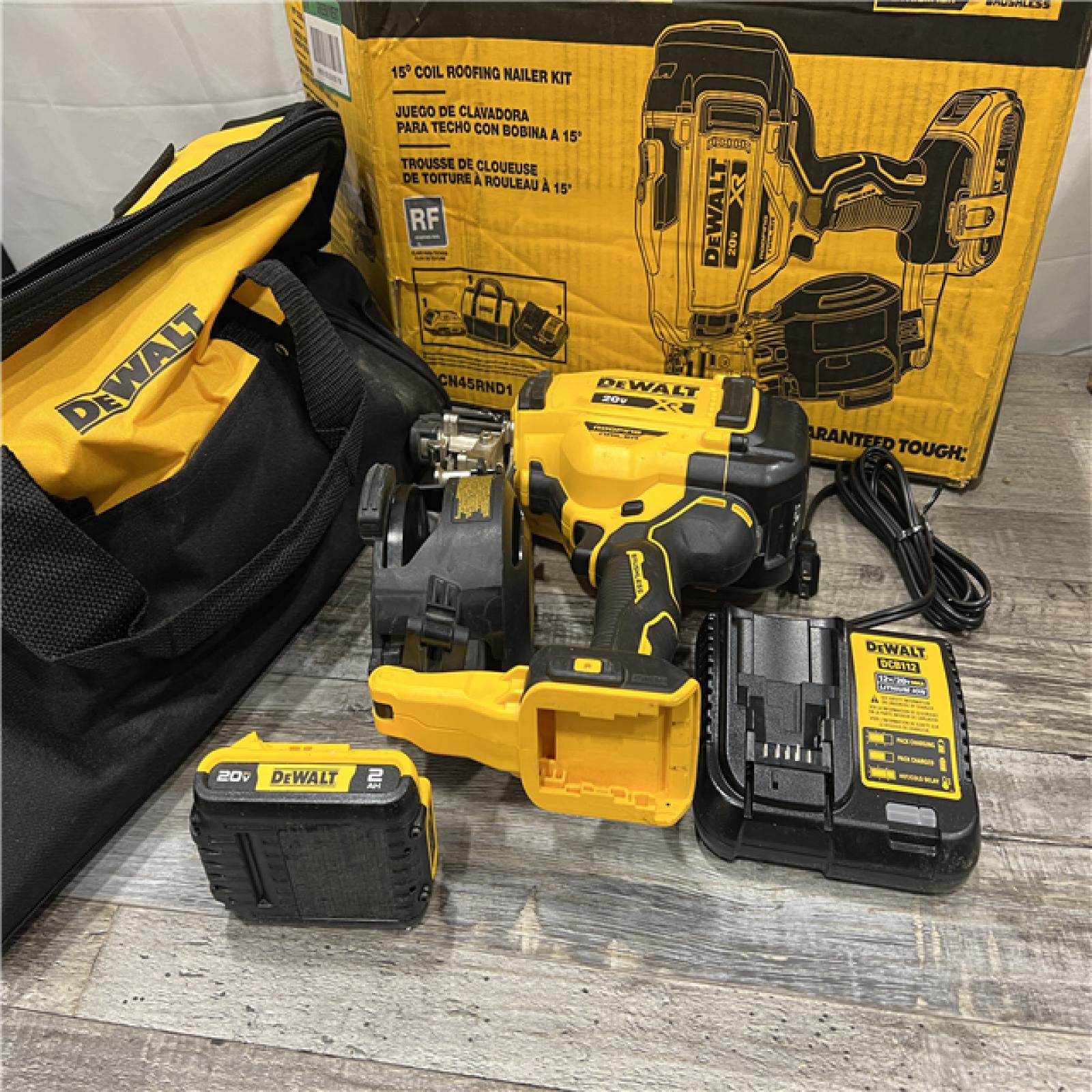 AS-IS DEWALT  Roofing Nailer KIT