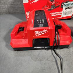 HOUSTON LOCATION - AS-IS M18 18V Lithium-Ion REDLITHIUM FORGE 8.0 Ah Battery Pack with M18 18V Dual Bay Simultaneous Super Charger