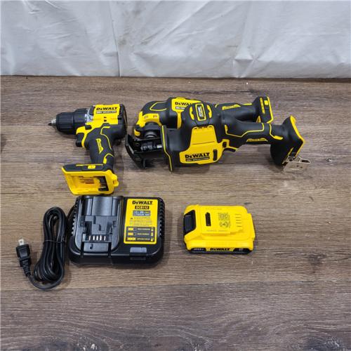 AS-IS DeWalt 20V MAX ATOMIC Cordless Brushless 4 Tool Combo Kit