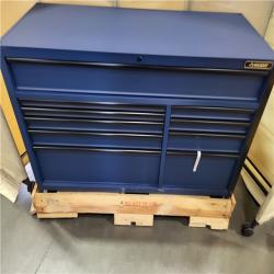 CALIFORNIA AS-IS HUSKY 80IN. 10 DRAWER TOOL CHEST AND CABINET SET WITH SIDE LOCKER