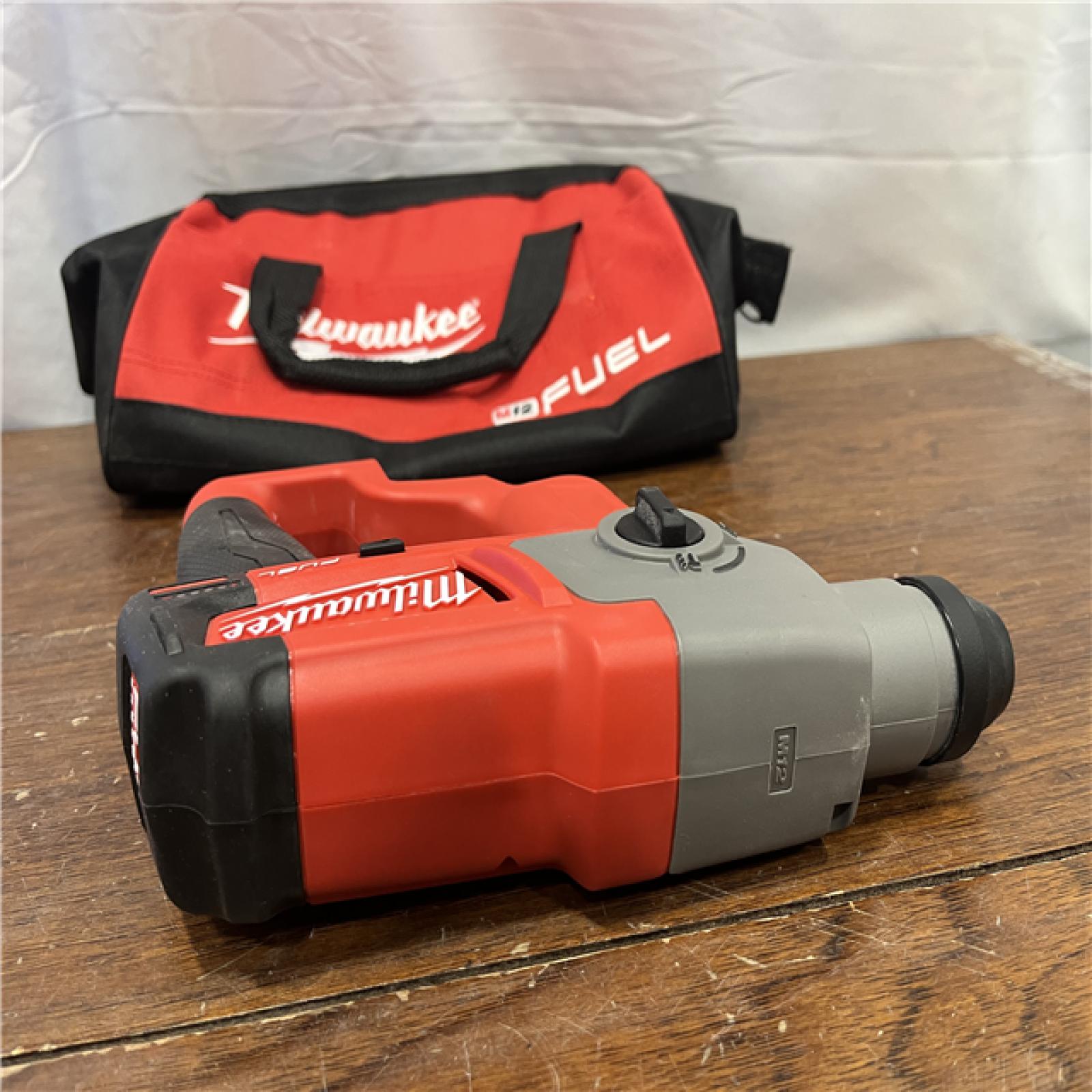 AS-IS M12 FUEL 12-Volt Lithium-Ion 5/8 in. Cordless SDS-Plus Rotary Hammer Kit with M12 Soldering Iron