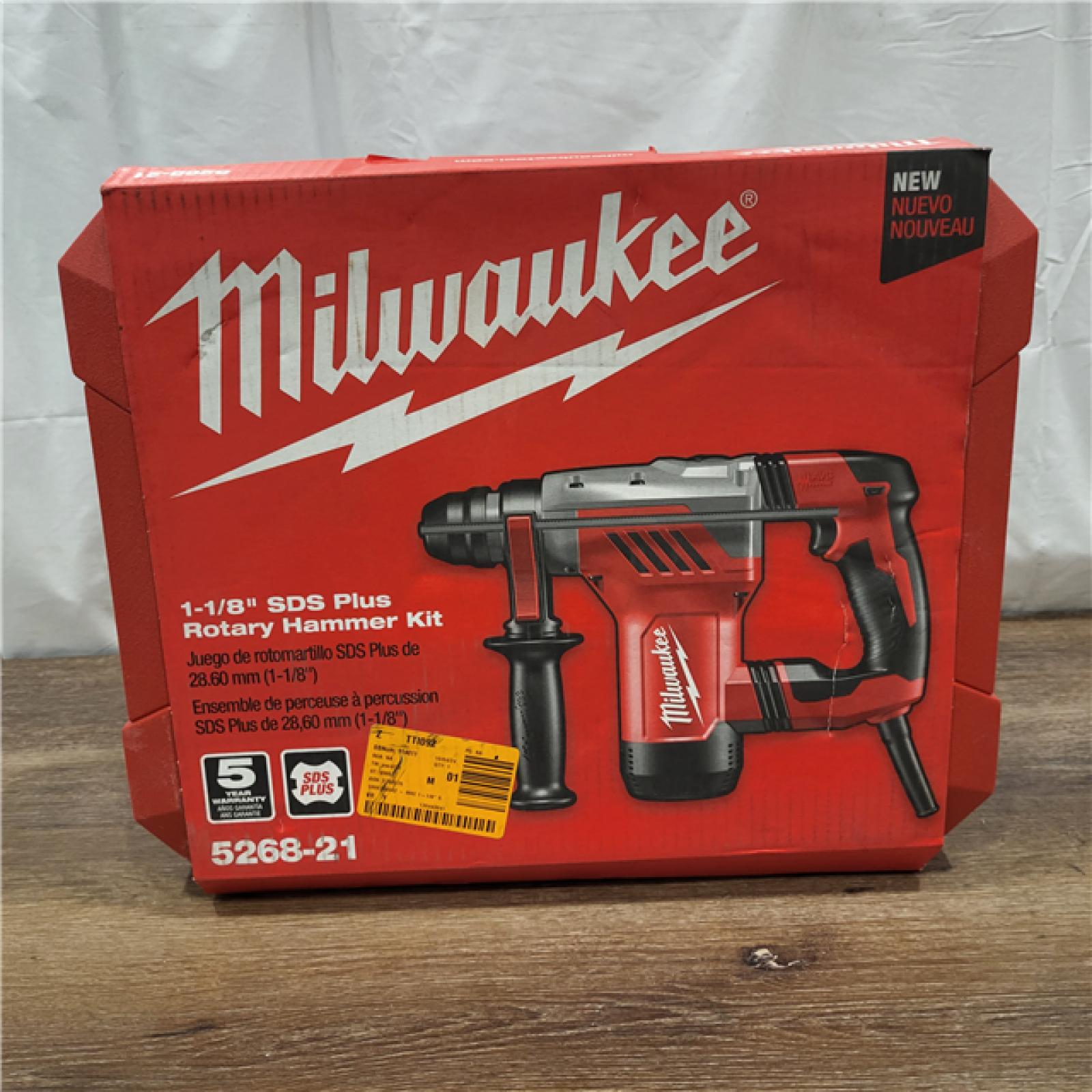 AS-IS Milwaukee 1-1/8 in. Corded SDS-Plus Rotary Hammer