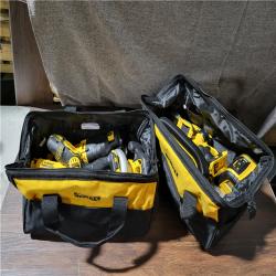 CALIFORNIA NEW DEWALT 10-TOOL COMBO KIT (2 BATTERIES, 1 CHARGER, 2 BAGS INCLUDED)