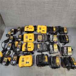 HOUSTON LOCATION - AS-IS DEWALT BATTERY CHARGER PACK QTY - 24