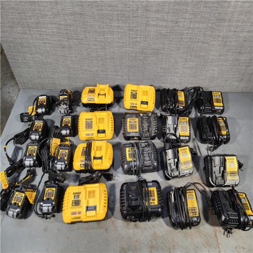 HOUSTON LOCATION - AS-IS DEWALT BATTERY CHARGER PACK QTY - 24