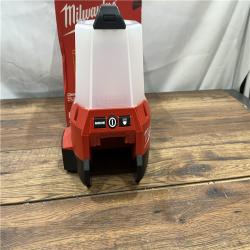 AS-IS Milwaukee Cordless Radius LED Compact Site Light with Flood Mode (Tool-Only)