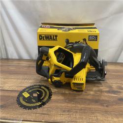 AS IS DEWALT FLEXVOLT 60V MAX Cordless Brushless 7-1/4 in. Wormdrive Style Circular Saw (Tool Only)