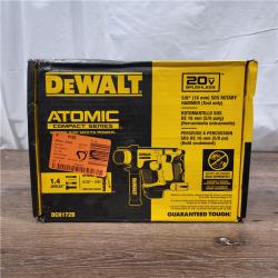 AS-IS Dewalt DCH172B MAX Atomic 20V 5/8 Inch Brushless Cordless SDS Plus Rotary Hammer (Tool Only)