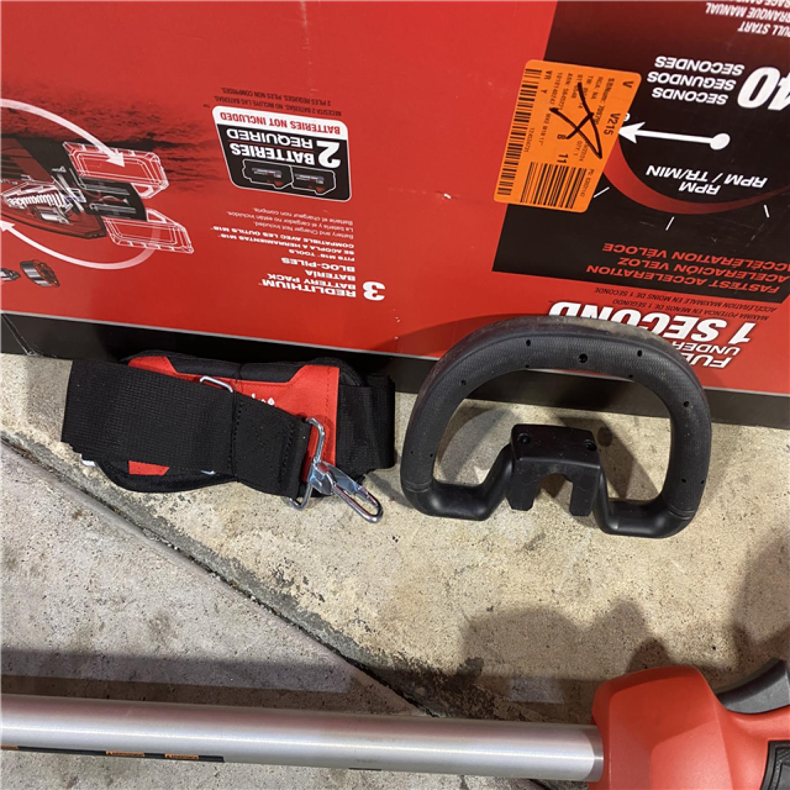 HOUSTON LOCATION -AS-IS Milwaukee M18 FUEL 18V Brushless Cordless 17 in. Dual Battery Straight Shaft String Trimmer (Tool-Only)