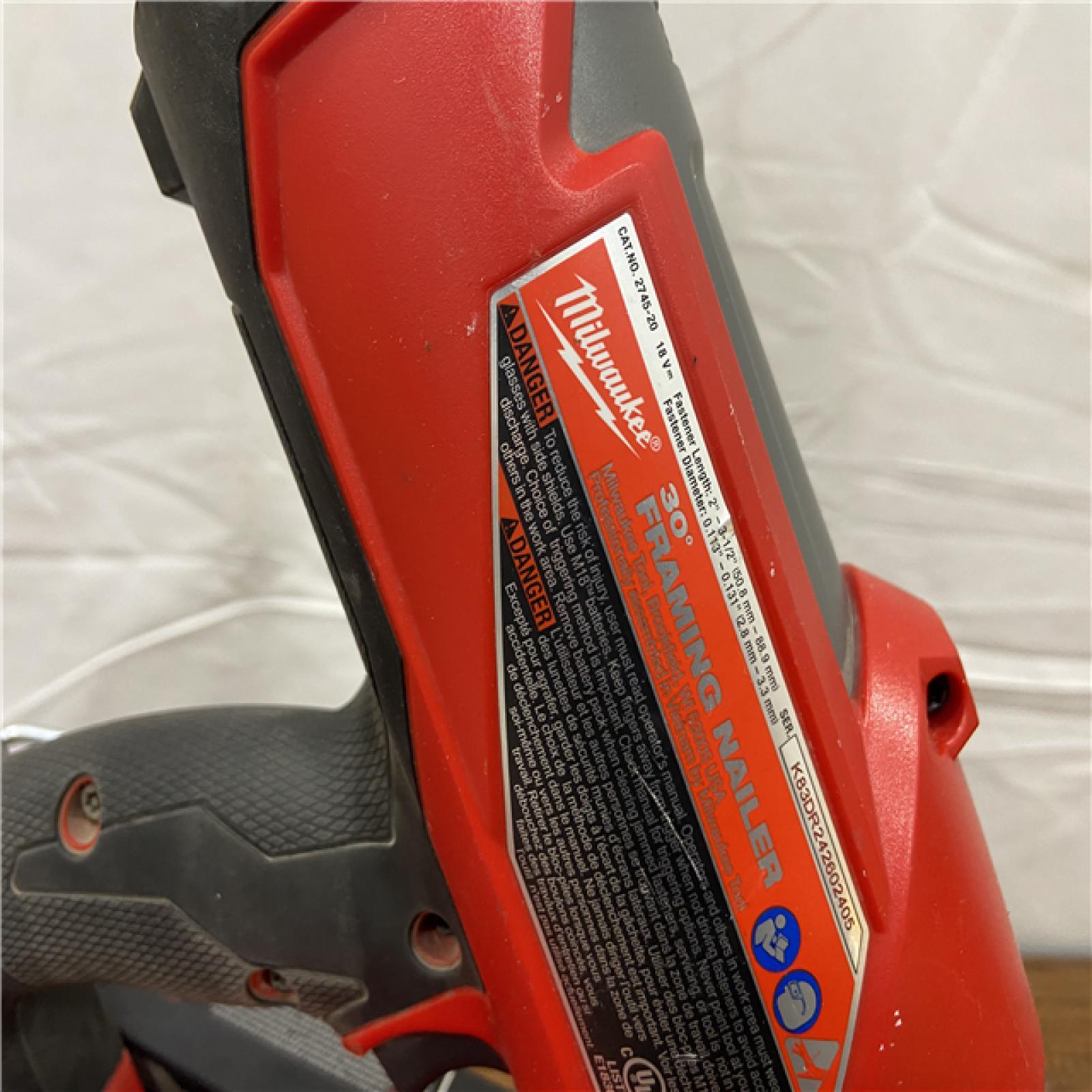 AS-IS Milwaukee M18 FUEL 30 Degree Framing Nailer