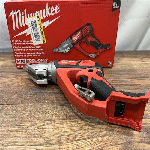 AS-IS Milwaukee M18 18-volt Lithium-ion Cordless 18-gauge Double Cut Metal Shear  Bare Tool