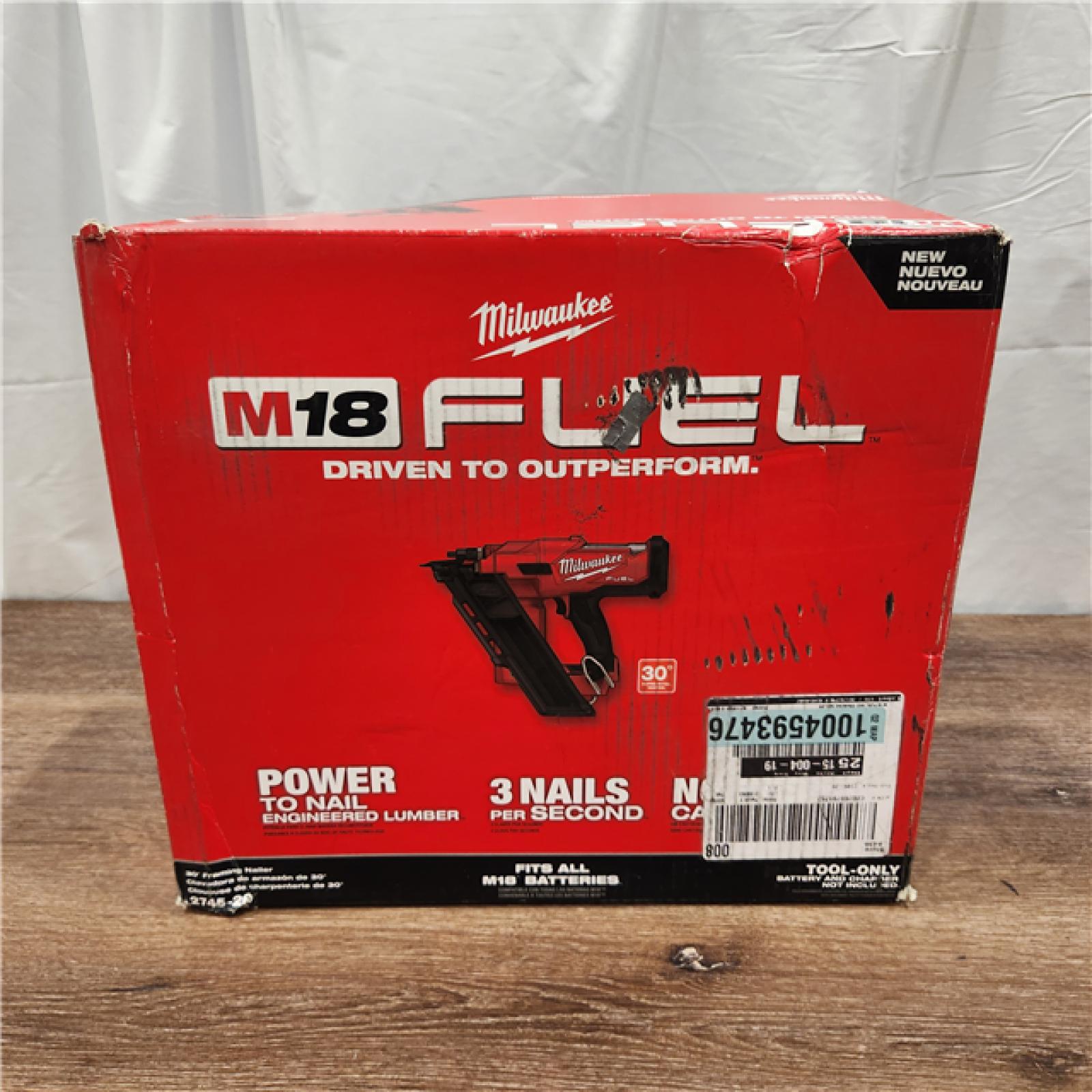 AS-IS M18 FUEL 3-1/2 in. 18-Volt 30-Degree Lithium-Ion Brushless Cordless Framing Nailer (Tool-Only)