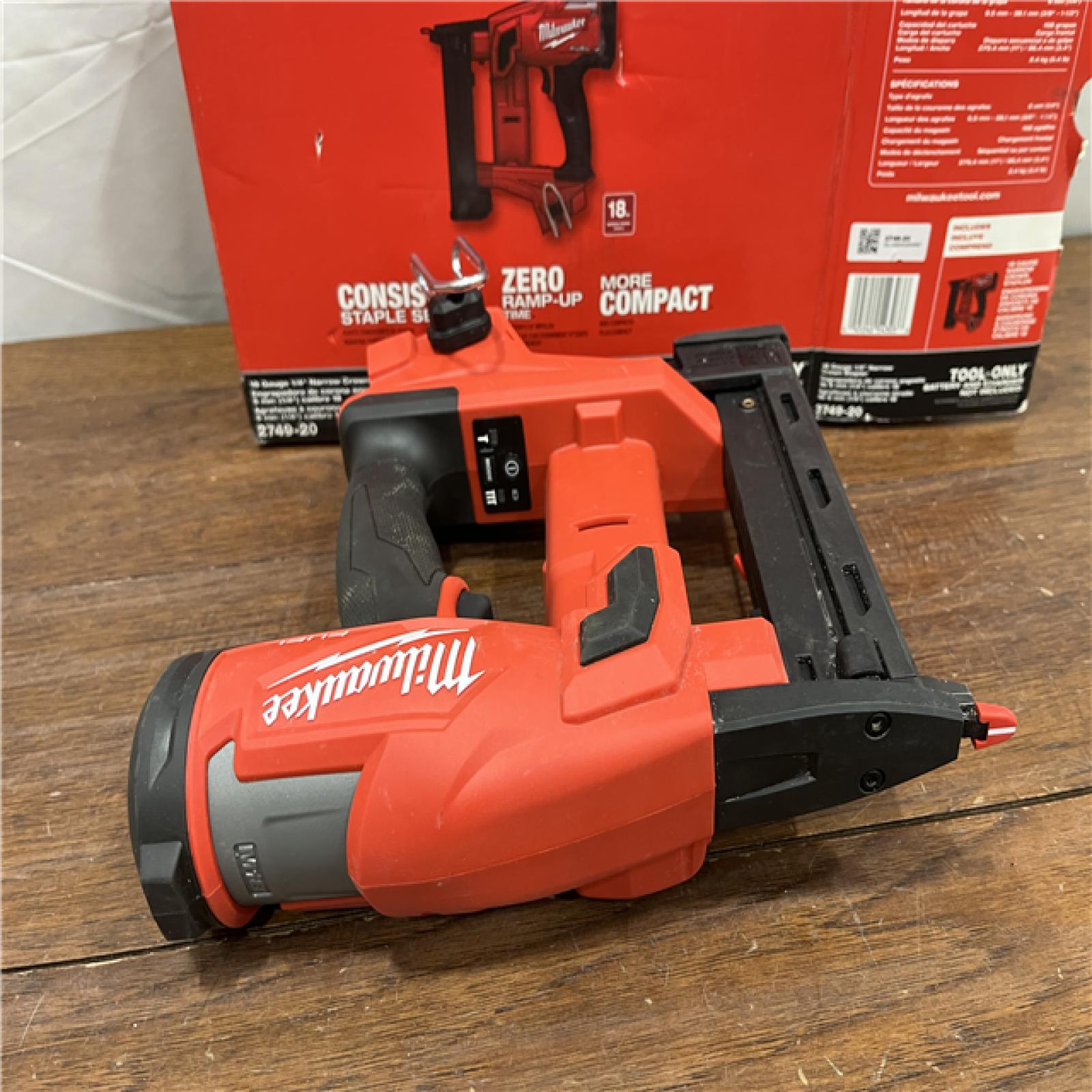 AS-ISM18 FUEL 18-Volt Lithium-Ion Brushless Cordless 18-Gauge 1/4 in. Narrow Crown Stapler (Tool-Only)