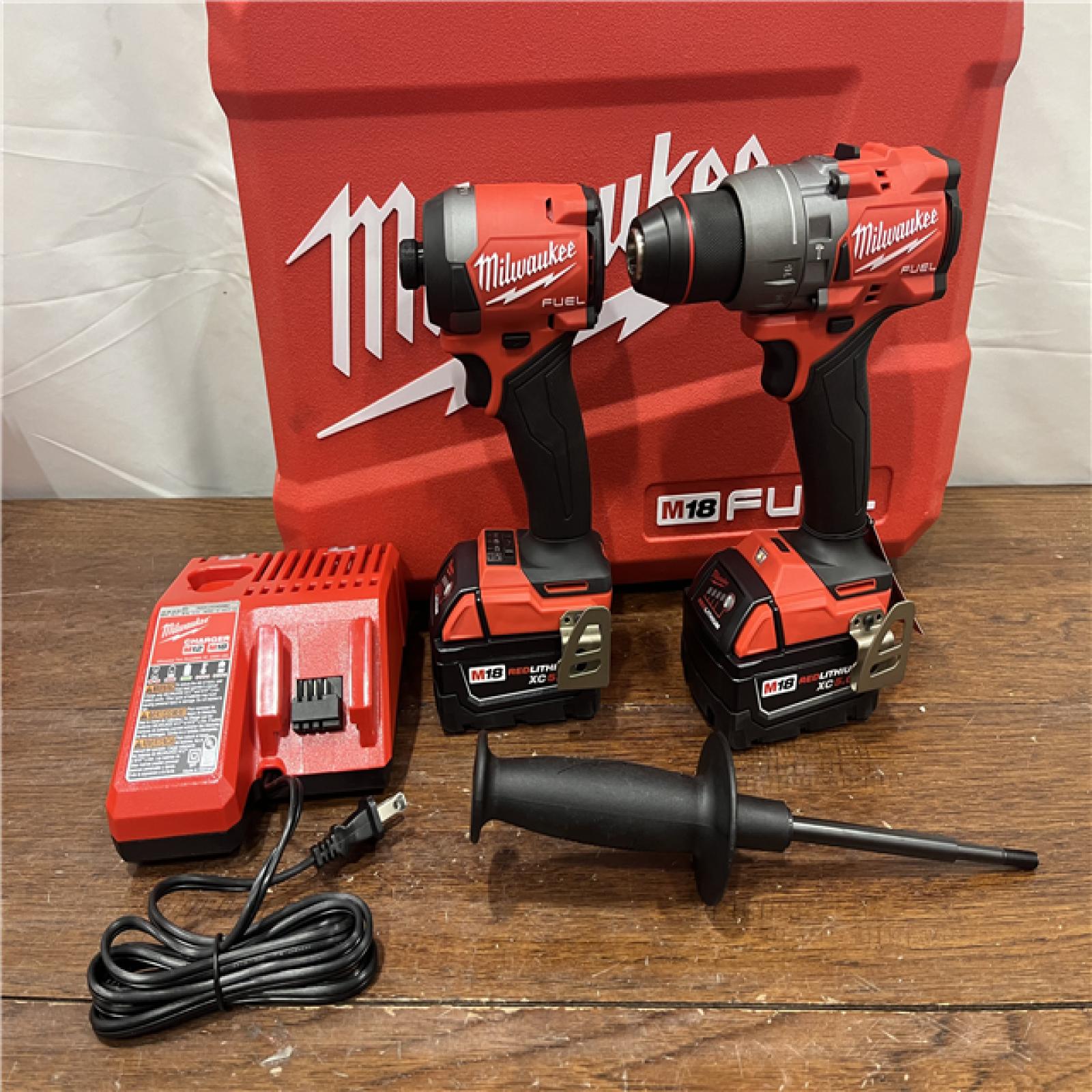 AS-ISM18 FUEL 18V Lithium-Ion Brushless Cordless Hammer Drill and Impact Driver Combo Kit (2-Tool) with 2 Batteries