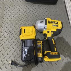 Houston location AS-IS DEWALT 20V MAX* XR 1/2  High Torque Impact Wrench with Hog Ring Anvil