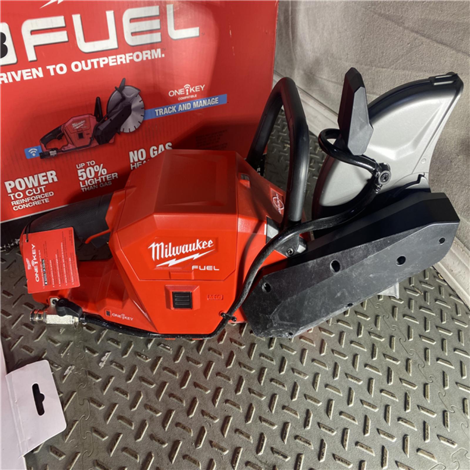 HOUSTON LOCATION - AS-IS Milwaukee M18 FUEL 9 Cut-Off Saw with ONE-KEY Bare Tool