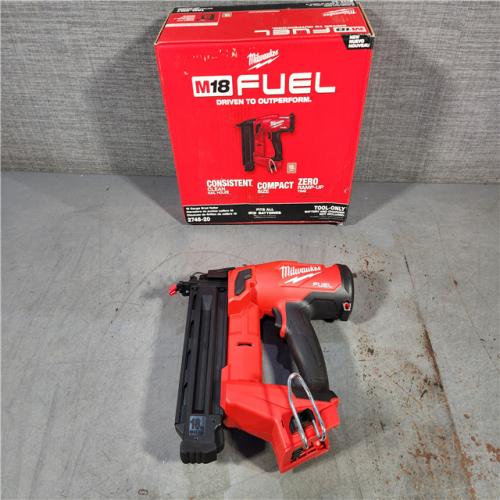 HOUSTON LOCATION - AS-IS (APPEARS LIKE NEW) Milwaukee M18 Fuel 18V Brushless 18-Gauge Brad Nailer 2746-20 (Bare Tool)