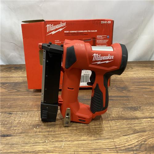 AS IS Milwaukee 2540-20 12V 23 Gauge Cordless Pin Nailer (Tool Only)