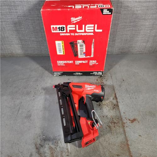 HOUSTON LOCATION - AS-IS (APPEARS LIKE NEW) Milwaukee 2841-20 18V Cordless Gen II 16 Gauge Angled Finish Nailer (Tool Only)