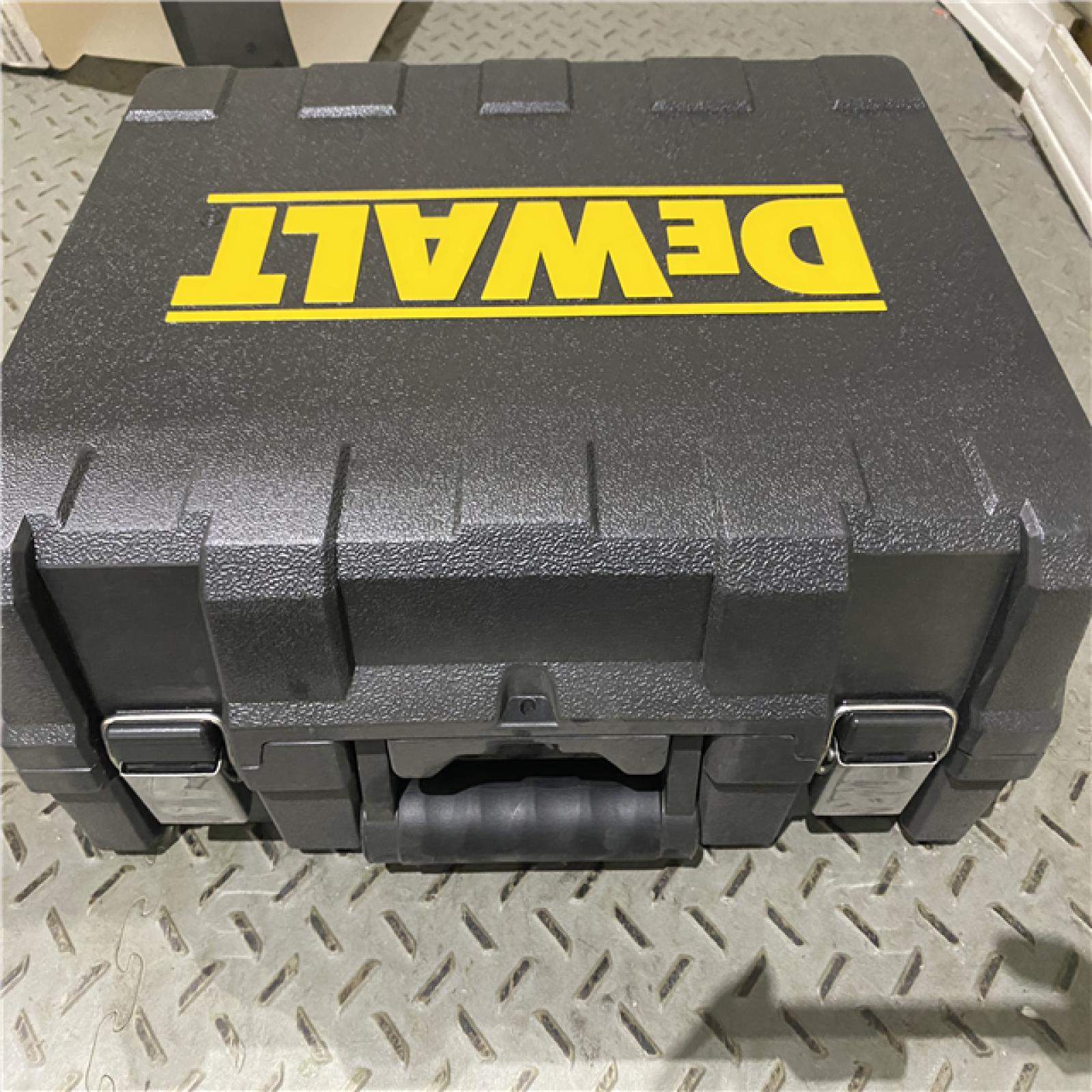 Houston location AS-IS DEWALT 12V MAX Lithium-Ion 100 Ft. Green Self-Leveling 3-Beam 360 Degree Laser Level with 2.0Ah Battery, Charger and Case