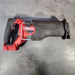 HOUSTON LOCATION - AS-IS Milwaukee M18 18V Fuel Sawzall 1-1/4  Reciprocating Saw Cordless Lithium-Ion Brushless 2821-20 (TOOL ONLY)