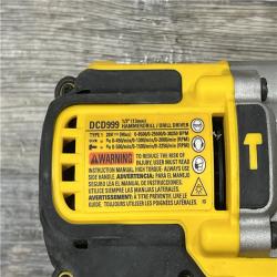 AS-IS Dewalt FLEXVOLT 20 Volt 1/2 in. Brushless Cordless Hammer Drill/Driver Kit (Battery & Charger)