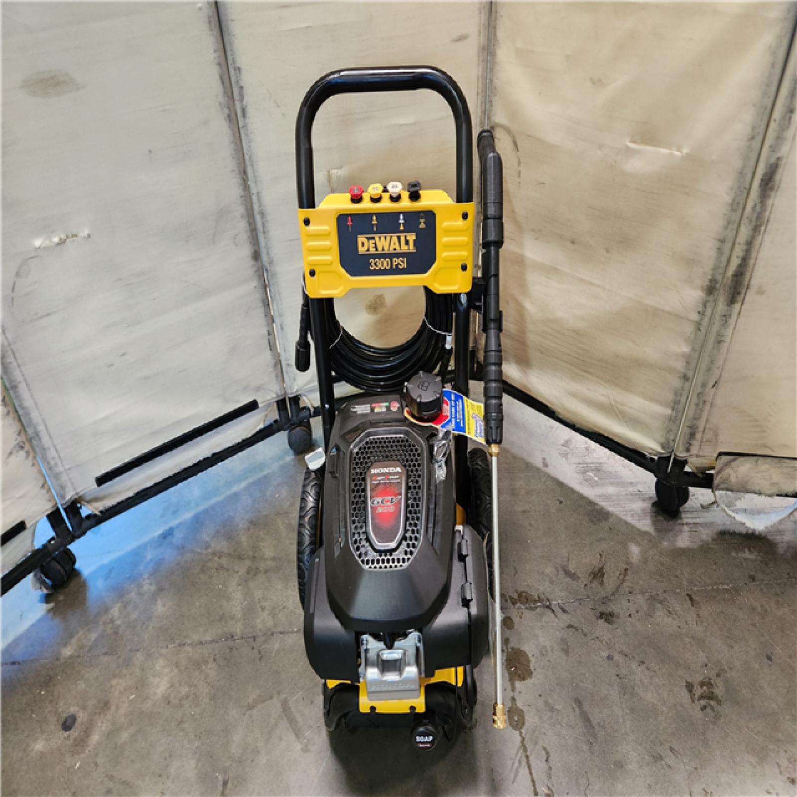 California AS-IS DEWALT 3300 PSI 2.4 GPM Gas Cold Water Pressure Washer with HONDA GCV200 Engine