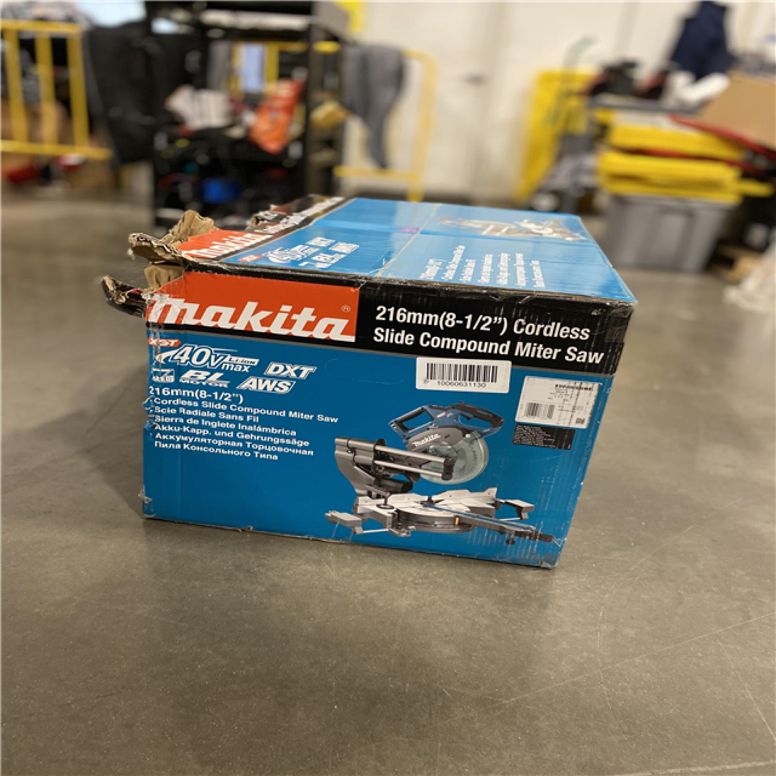 NEW! - Makita 40V Max XGT Brushless Cordless 8-1/2 in. Dual-Bevel Sliding Compound Miter Saw, AWS Capable (Tool Only)