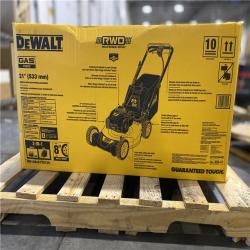 DALLAS LOCATION - DEWALT 21 in. 150cc Briggs and Stratton 625ex Engine Rear Wheel Drive 2-in-1 Gas Self Propelled Walk Behind Lawn Mower