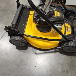 DALLAS LOCATION - AS-IS DEWALT 21 in. 150cc Briggs and Stratton 625ex Engine Rear Wheel Drive 2-in-1 Gas Self Propelled Walk Behind Lawn Mower