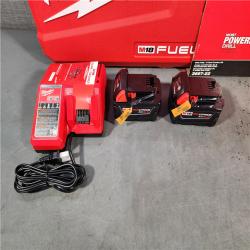 HOUSTON LOCATION - AS-IS (APPEARS LIKE NEW) Milwaukee M18 FUEL 18V Lithium-Ion Brushless Cordless Hammer Drill and Impact Driver Combo Kit (2-Tool) with 2 Batteries