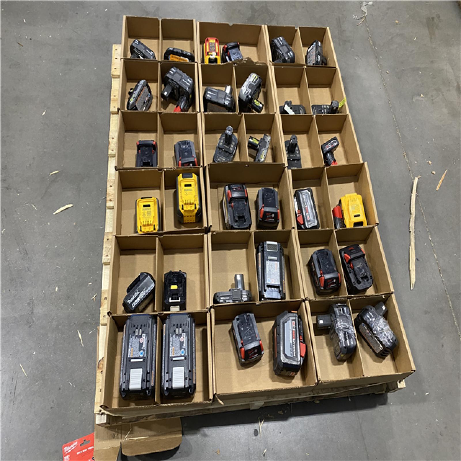 DALLAS LOCATION- AS-IS BATTERY PALLET