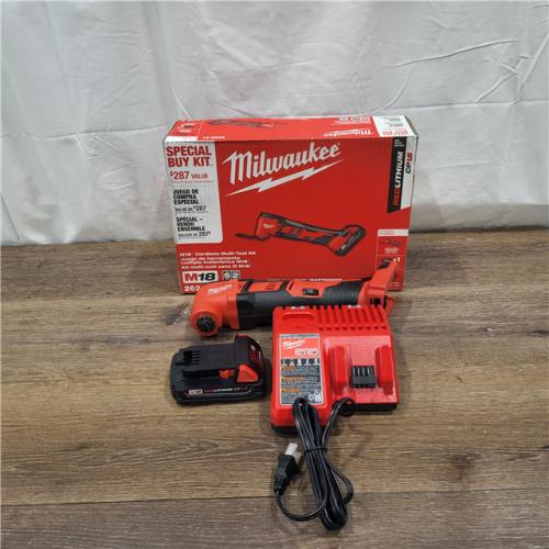 AS-IS Milwaukee 2626-21 M18 18-Volt Lithium-Ion Cordless Oscillating Multi-Tool Kit