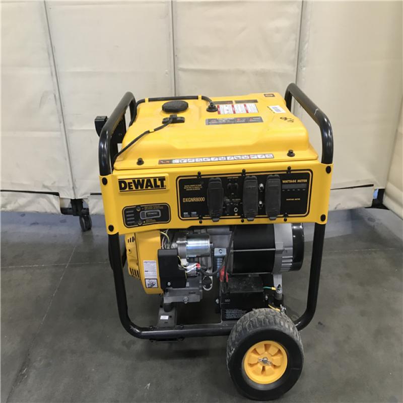 California AS IS DEWALT 8 000 Watt Gasoline Powered Electric Start